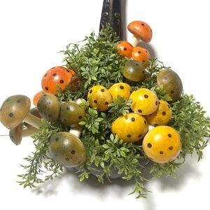 Vintage Royal Faux Mushroom Arrangement